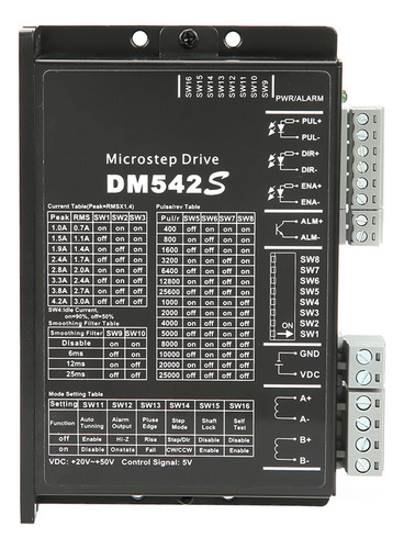 Controlador De Motor Escalonado Dm542s Controlador Paso A Pa