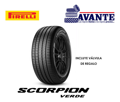 Llanta 255/45r19 Pirelli Scorpion Verde Seal-inside 100v