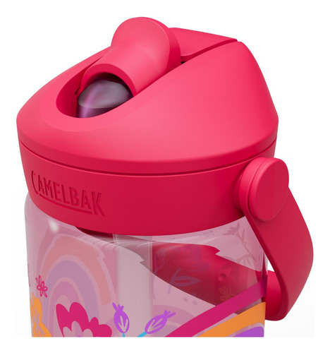 Botella Camelbak Niños Thrive Flip Straw 350 Ml Rosada