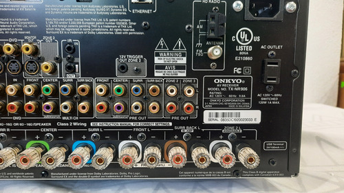 Receptor Onkyo Tx-nr906 (open Box ) Para 6 Y 8 Homs Sirve