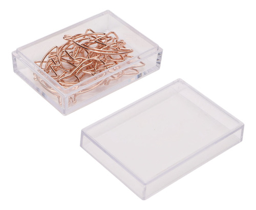 Mini Clips Para Papel, 100 Unidades, Portátil, Con Forma De
