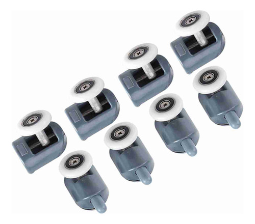 Poleas Twin Rollers, 8 Poleas Para Puertas De Ducha En La Pa