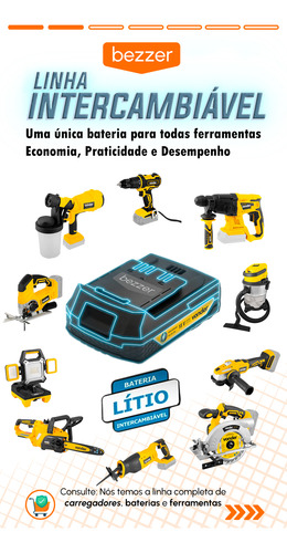 Lixadeira Multifunção Oscilante Vonder +bateria 4a E Carrega