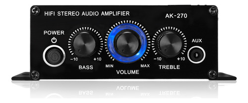 Mini Amplificador De Potencia Estéreo De 2 Canales Ak270 Par
