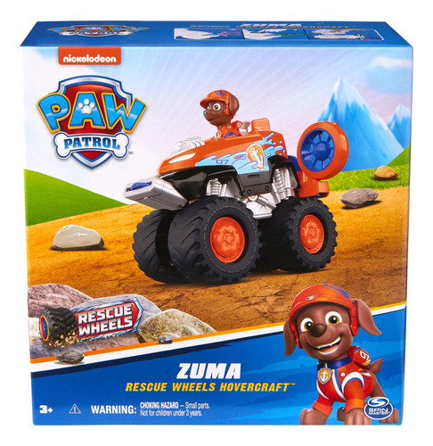 Camión De Juguete Paw Patrol Rescue Wheels Zumas Hovercraft