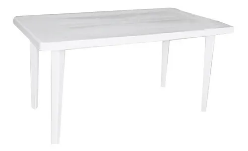 2 Mesas Plastico Rectangular 1,40 Metros Colombraro