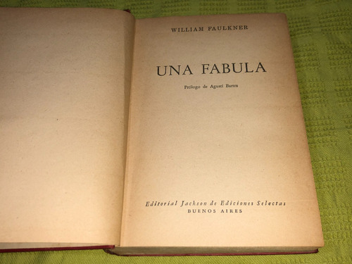 Una Fabula - William Faulkner - Jackson