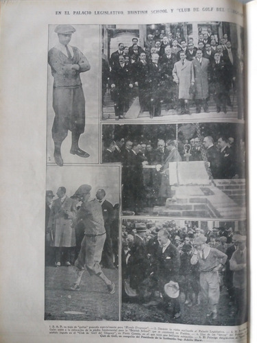 Revista Mundo Uruguayo 345 Principe De Gales En Montevideo (Usado)