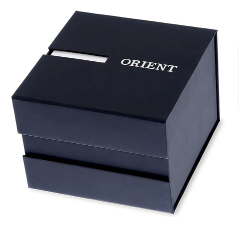 Relógio Masculino Automático Orient Prata - F49ss007 E1sx Cor da correia Prateado Cor do bisel Prateado Cor do fundo Verde
