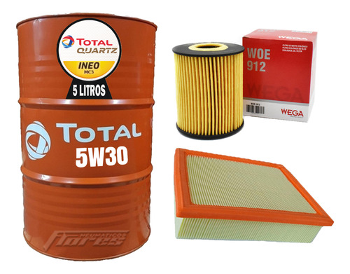 Cambio Aceite 5w30 5l + Kit Filtros Fiat Toro 1.8 E-torq