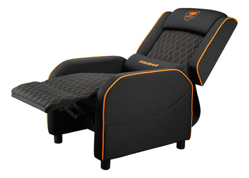 Sofa Cougar Ranger One Color Negro Material Del Tapizado Tela