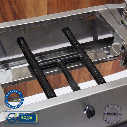 Plancha, Parrilla Y Freidora Acero Inox Mindejal