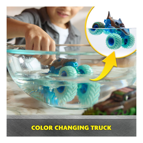 Toy Monster Jam Mud Blasters Grave Digger E Megalodon, Pacot
