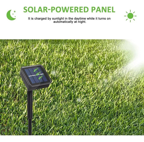 Cadena De Luz Solar De 300 Led Con 2 Botellas Para Decoració