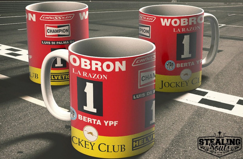 Imagen 2 de 3 de Taza Fierrera - Luis Ruben Di Palma #02 | Turismo Carretera