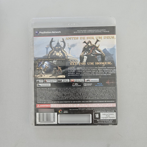 God Of War Ascension Original Playstation 3 Ps3 (Usado)