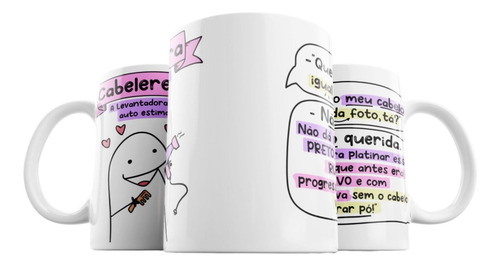 Imagem 7 de 7 de Caneca Flork Profissão Cabeleira Profissão Chinelo Chocolate