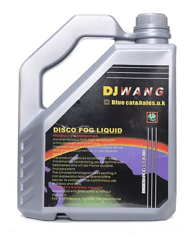 Bidón Liquido Para Maquina De Humo 4.5 L