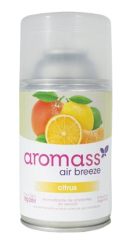 Air Breeze Repuesto En Aerosol - Citrus Tripack 265ml C/u