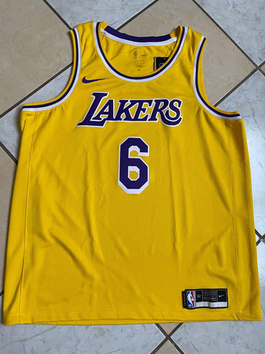 Jersey Nike Nba Lebron James Los Ángeles Lakers Xl