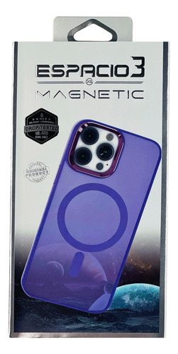 Kbod Funda Protector Antigolpes Espacio 3 Con Magsafe Iphone Violeta Iphone 14 Pro