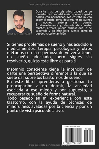 Libro: Insomnio Consciente - Tapa Blanda