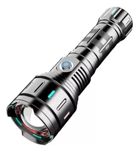 M Lanterna Militar Tática De Titânio A Laser Super Poderosa
