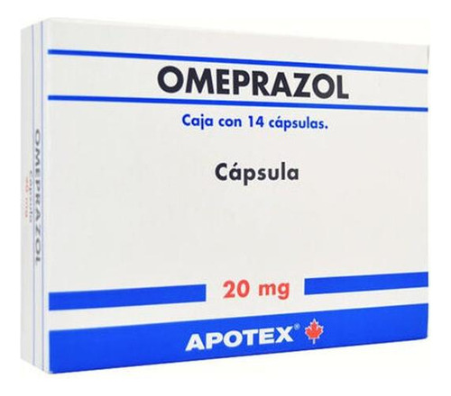 Omeprazol Cápsula 20 Mg, 14 Cápsulas