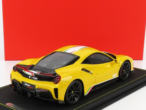 Ferrari 488 Pista Piloti 1/18 Amarela Bbr