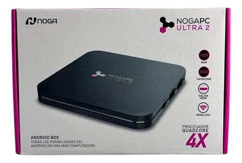 Imagen 6 de 12 de Tv Box Noga Pc Ultra 2 Estándar 8gb Negro Con 1gb Ram