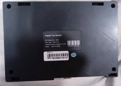 Capta Huella Para Control De Asistencia Con Reloj Hj 399