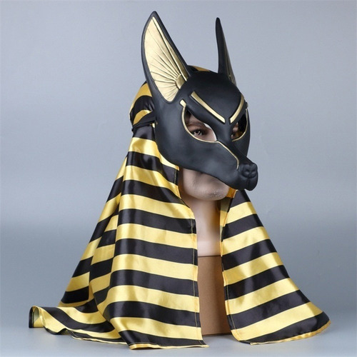 2024 Mascarilla Egipcia Anubis Cosplay Cabeza De Lobo
