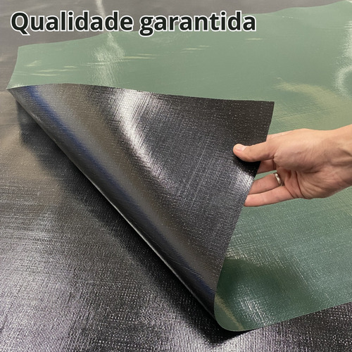 Lona Geomembrana 34x12 0,65mm Núcleo Trançado Tanque Lago