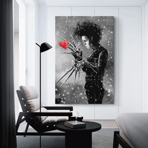 Edward Scissorhands Movie Classic Fantasy Canvas Art Poster