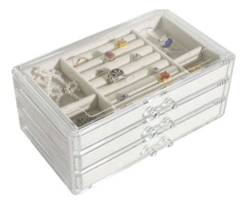 Soporte Para Anillos Y Pendientes Caja De Almacenamiento De