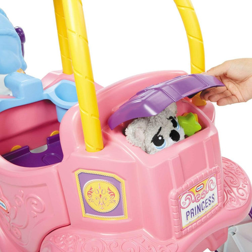 Carro Carrito Montable Carruaje Princesas Little Tikes Niñas