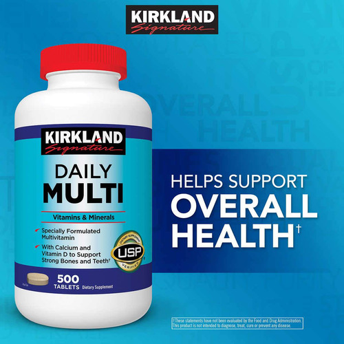 Suplemento Multivitamínico Diario De 500 Tabletas