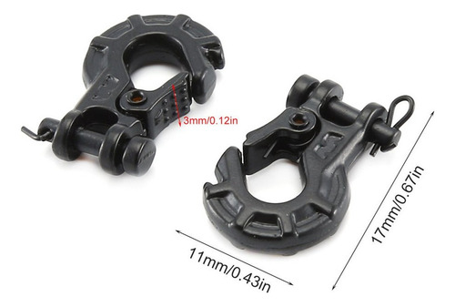 Gancho De Remolque Warn Winch Gancho De Cadena 1/10 Rc Car