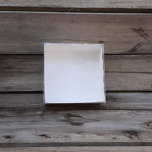 Cajas C/tapa De Acetato Para Cookies (12x12x5) X 10 Und.
