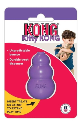 Imagem 1 de 1 de Brinquedo Rechear Colocar Ração Gatos Kong Kitty
