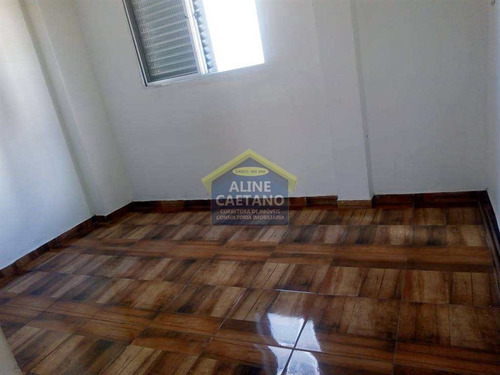 **canto Do Forte - 260m Praia** Apto1dorm/ 1vaga. Só R$225 Mil! - Vext06065