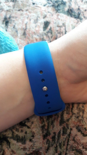 Extensible Deportivo Liso D Lujo Para Amazfit Stratos Azul Marino