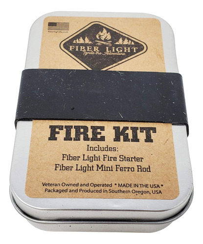 Kit De Mini Fuego De Fibra Ligera.