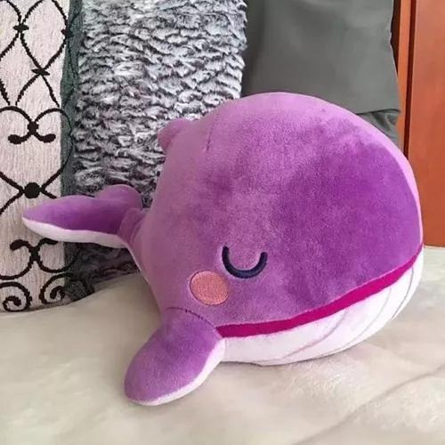 Peluche Push Whale Bts, color morado, color lila, 17 x 30 x 30 cm