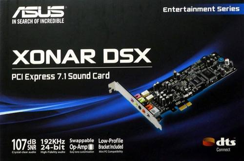 Placa De Sonido Asus Xonar Dsx Pci Express 7.1 Dts