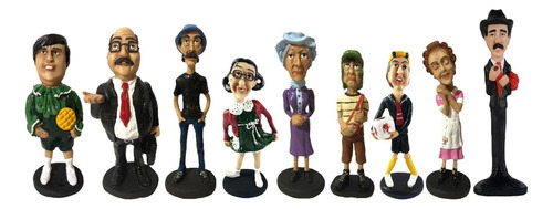 Kit Turma Do Chaves Completo Com 9 Personagens Madruga Kiko