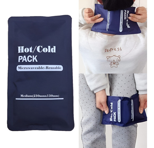 Pack X4 Compresa Gelpack Reutilizable Gel Terapia Frio Calor