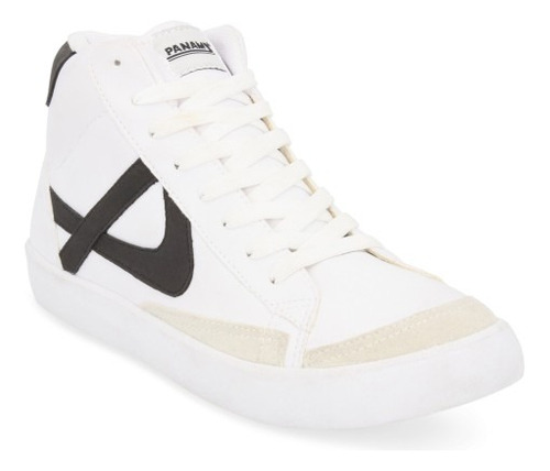 Tenis Sneakers Estilo Bota Panam Blanco 653-03