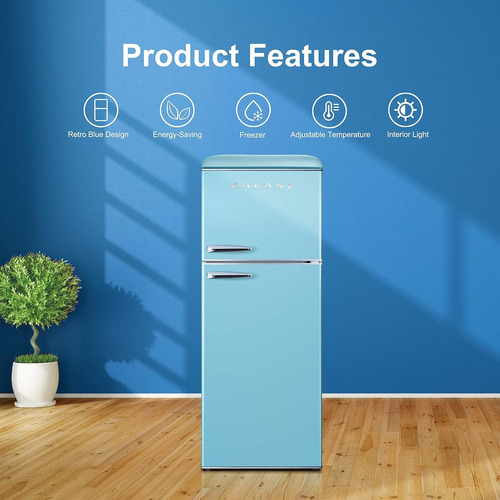 Frigobar C/congelador Superior, 10 Cu Ft; Galanz Glr10tbeefr