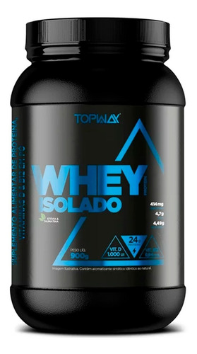 Whey Protein Isolado Topway Vitamina B12 Vitamina D Stévia